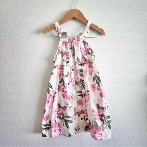 Carter's White Sundress with Pink Floral Print